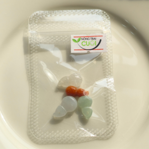 Bộ 4 charm ngọc cẩm thạch hình hồ lô