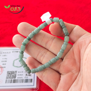 Chuỗi cẩm thạch ngọc lam 5mm