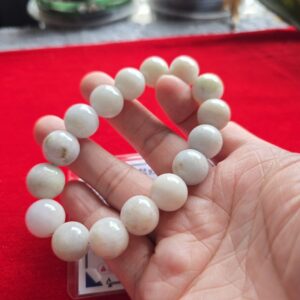 Chuỗi cẩm thạch 14mm - Trắng sữa