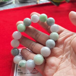 Chuỗi cẩm thạch to 14mm - Xanh táo