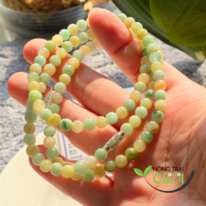 Chuỗi Vòng Cổ Cẩm Thạch Đa Sắc