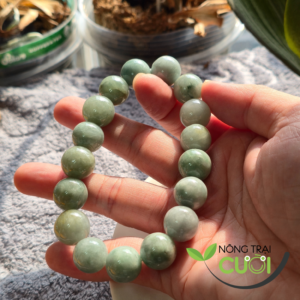 Chuỗi Cẩm Thạch Xanh Ngọc Thanh - 14mm