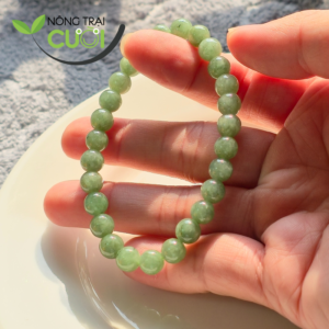 Chuỗi Cẩm Thạch Xanh Ngọc – 8mm