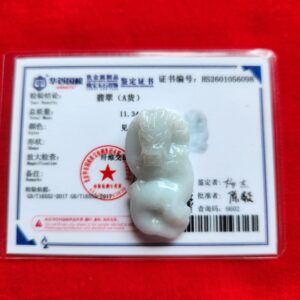 Tượng ngọc cẩm thạch Long Ngư - 6098