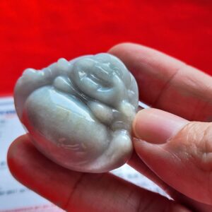 Mặt tượng ngọc cẩm thạch Di Lạc - 7026