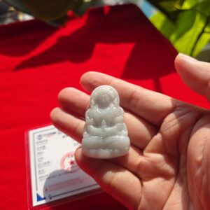 Mặt tượng ngọc cẩm thạch Quan Âm - 7006