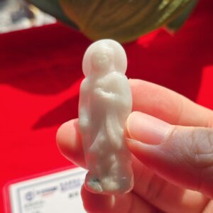 Mặt tượng ngọc cẩm thạch hình Phật - 7004