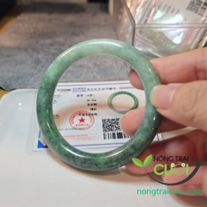 Vòng Cẩm Thạch Ngọc Lục Bảo type A, ni 56