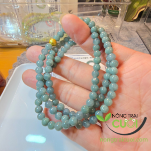 Chuỗi Quấn Tay Ngọc Cẩm Thạch Lam Ngọc type A, 5.3mm 0702