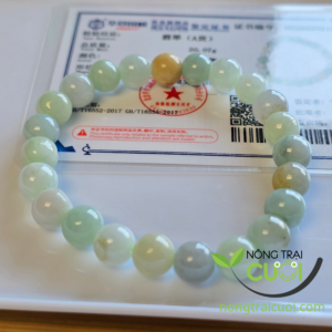 Chuỗi Ngọc Cẩm Thạch Lục Đa Bảo type A, 8mm