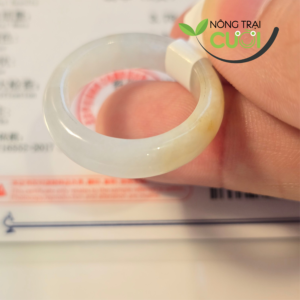 Nhẫn Cẩm Thạch Hoàng Phỉ, Type A ni 18.2mm - 0421