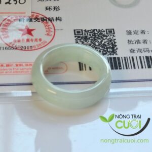 Nhẫn Ngọc Cẩm Thach Lam Thiên Không type A, ni 15.5mm 9110 - Nông Trại Cười