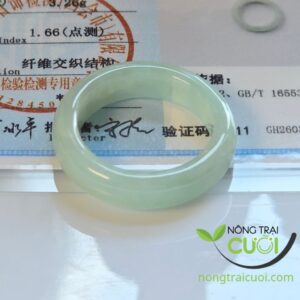 Nhẫn Ngọc Cẩm Thach Lam Thiên Thanh type A, ni 17.5mm 0345 - Nông Trại Cười
