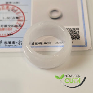 Nhẫn Càn Long Trắng Phớt Tím Cam Thach type A - Nông Trại Cười