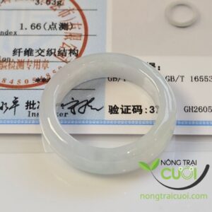 Nhẫn Ngọc Cẩm Thạch Phớt Xanh Táo A - Đẳng cấp và nhiều kích cỡ tại Nông Trại Cười