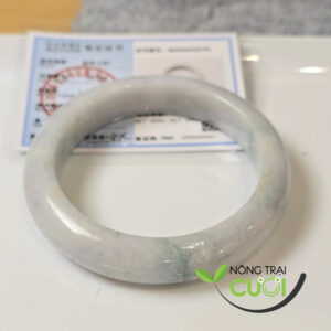 Vòng Tay Cam Thach Phớt Tím Xanh type A, ni 54mm 7901 - Nông Trại Cười